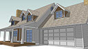 Attic House 5 made with Sketchup and TreblD