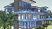 TreblD unique 3D Home Design, level 1 beach house