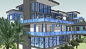 Beach House 2 made with Sketchup and TreblD