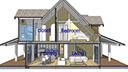 Attic House 2 made with Sketchup and TreblD