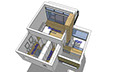 Studio House 5 made with Sketchup and TreblD